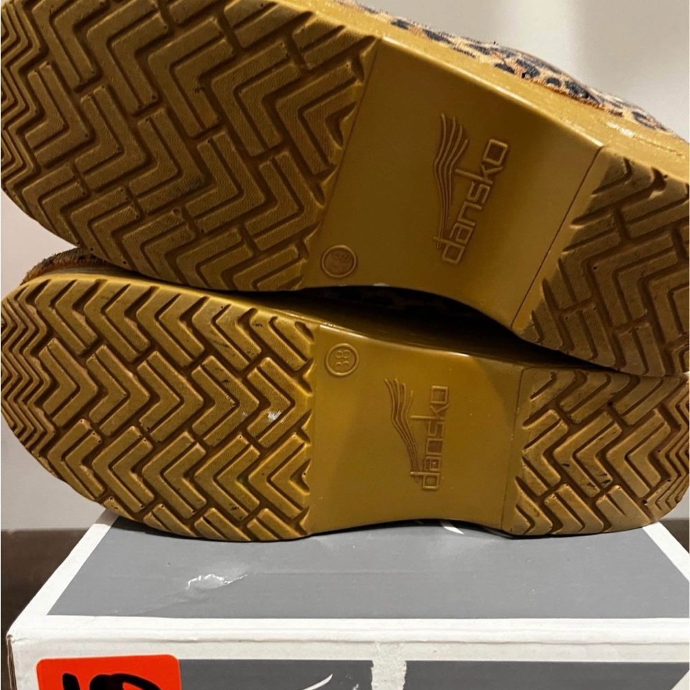 Leopard Print Danksko Clogs - image 2